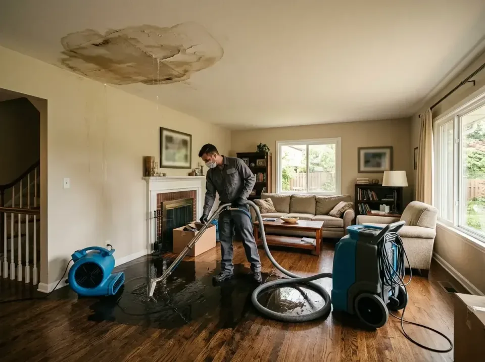 attic-pipe-burst-ceiling-drip-008 — frequently asked questions, Water Damage Restoration & Carpet Care in Columbiana, OH